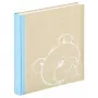 Álbum de fotografias Walther Design Baby Dreamtime azul castanho 50 folhas