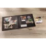 Álbum de fotografias Walther Fun SA110W 30x30 cm, 50 páginas pretas, encadernação em espiral