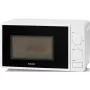 Micro-ondas solo Bomann MW 6014 CB — 700 W, 20 L, prato rotativo 245 mm, 6 níveis de potência, branco