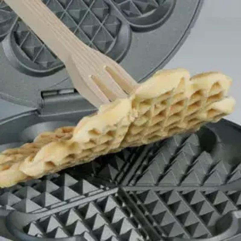 Máquina de waffles Cloer 1629 5 waffles 930 W preto metálico