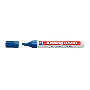 Marcador permanente Edding 3300 azul 10 unidades