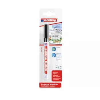 Marcador Edding 4-8000-1-4001 preto 1 unidade cores de escrita preto vermelho branco
