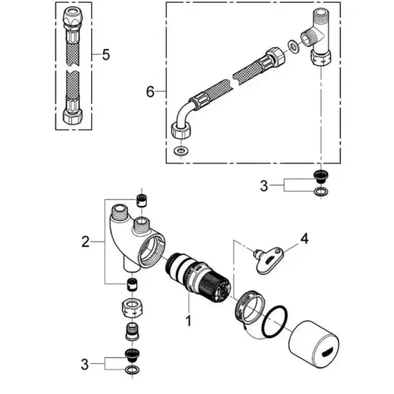 Termostato GROHE 34487000 cromado