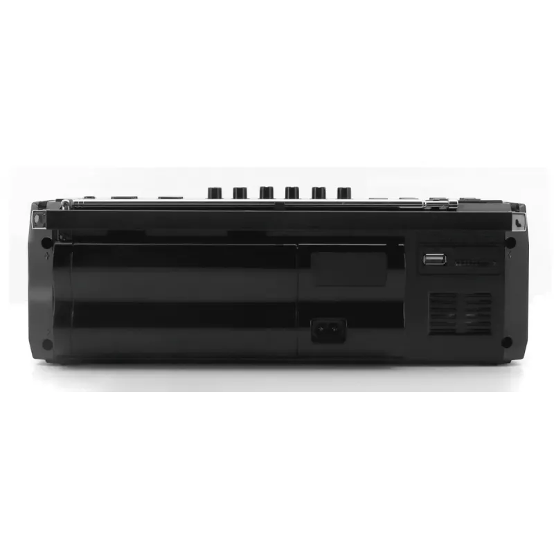 Leitor de cassetes portátil Soundmaster SRR80TI com DAB+ e FM, ecrã LCD, 3 W RMS, entrada para auscultadores de 3,5 mm, alimentação por pilhas/230V
