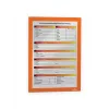 Moldura magnética A4 Durable DURAFRAME laranja