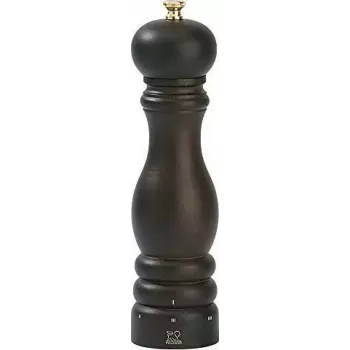 Moinho de pimenta PEUGEOT PARIS, madeira de faia, acabamento chocolate, 18 cm