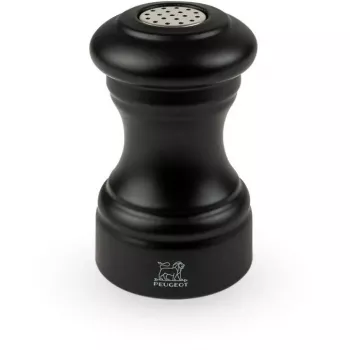 Saleiro PEUGEOT BISTRO madeira de faia preto mate, 9 cm
