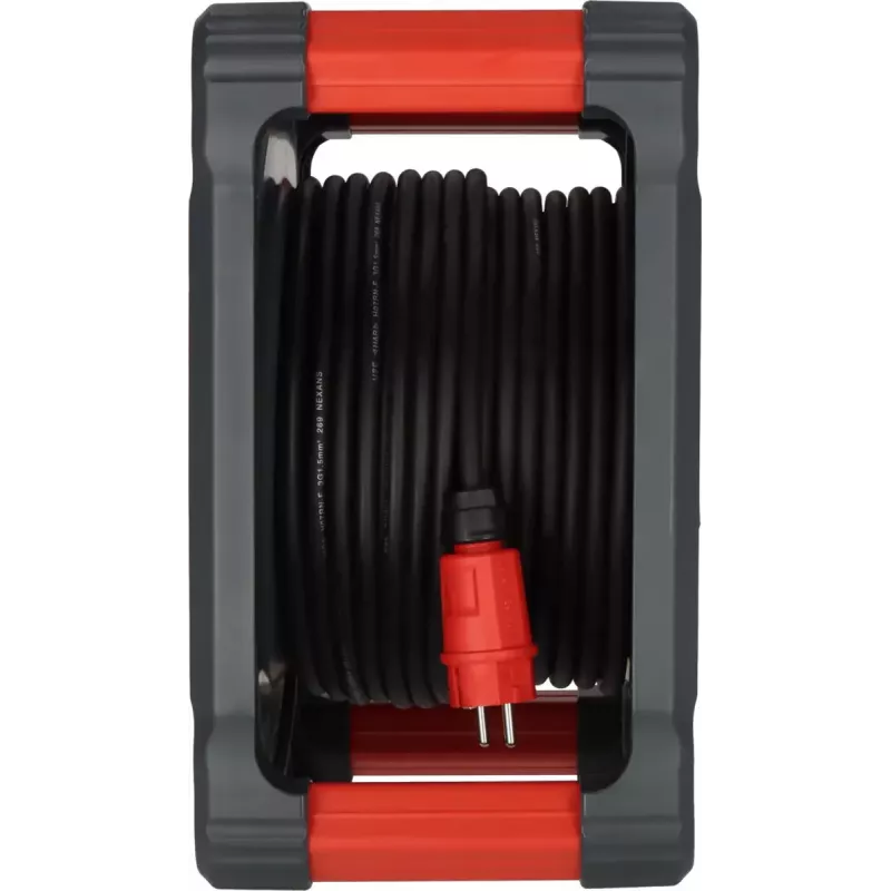 Régua de tomadas Brennenstuhl KA 5100 5 tomadas AC 50 m preto vermelho prateado