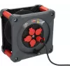 Régua de tomadas Brennenstuhl KA 5100 5 tomadas AC 50 m preto vermelho prateado