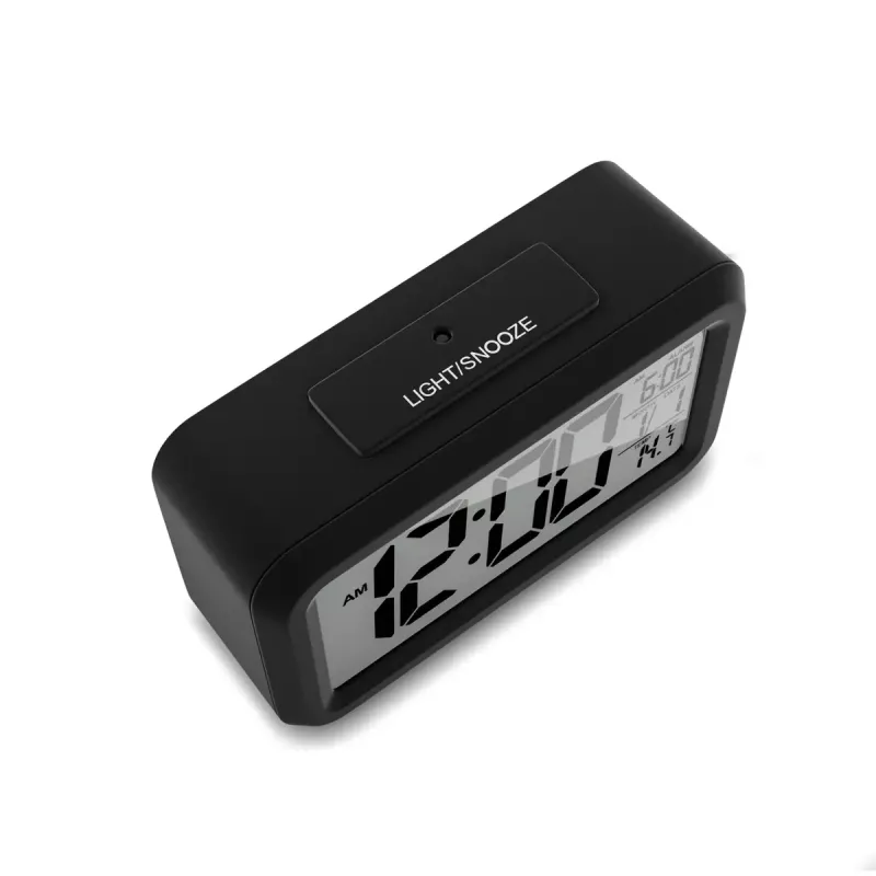 Despertador de quartzo Mebus 42435 preto