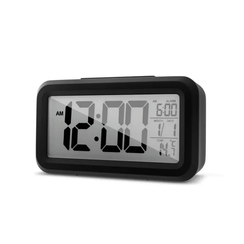Despertador de quartzo Mebus 42435 preto
