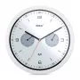 Relógio de parede/mesa Mebus 52826 redondo preto cinzento branco