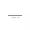 Staedtler 8323-S BK2 marcador metálico, ponta redonda 1-2 mm, dourado/prateado, pack de 2