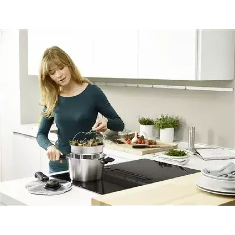 Panela de pressão Fissler Vitavit Premium 6 L aço inoxidável indução