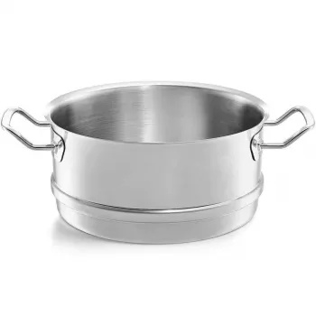 Panela a vapor Fissler 084-788-24-000/0 aço inoxidável 24 cm