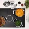 Conjunto de frigideiras Fissler 084-378-03-000/0 aço inoxidável 3 unid.
