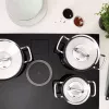 Conjunto de frigideiras Fissler 084-378-03-000/0 aço inoxidável 3 unid.