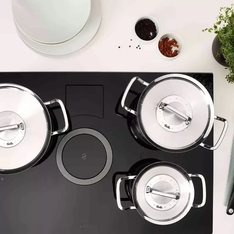 Conjunto de frigideiras Fissler 084-378-03-000/0 aço inoxidável 3 unid.