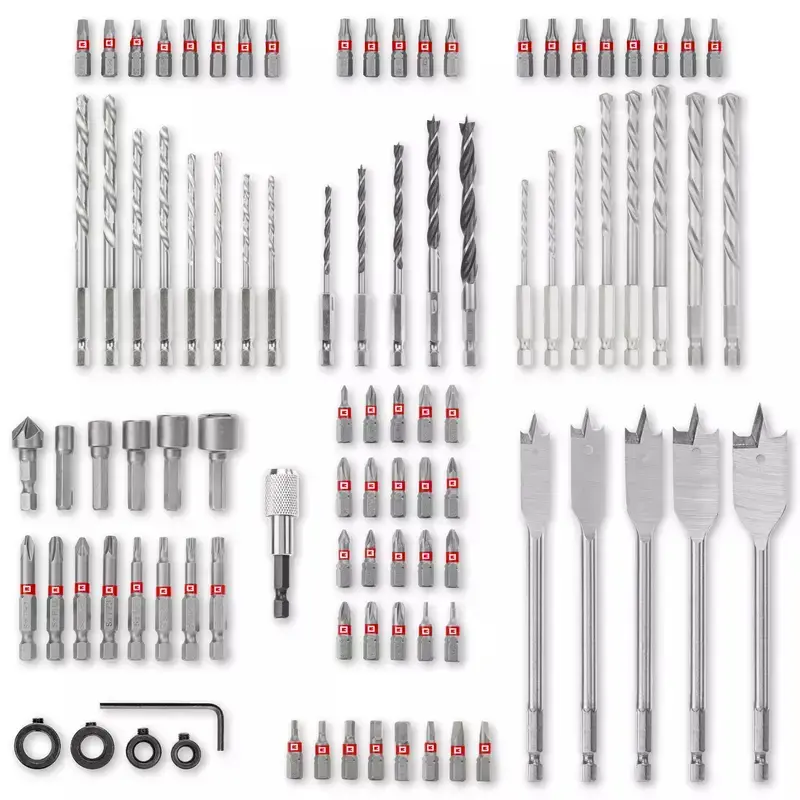 Conjunto de brocas Einhell 49108788 95 peças