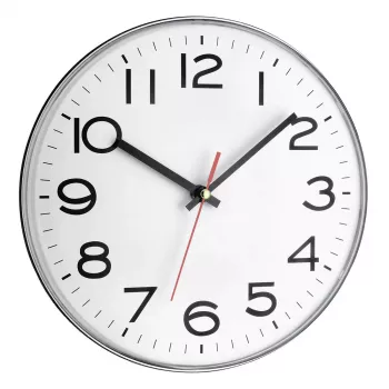 Relógio de quartzo TFA-Dostmann 60.3017 Circle cinzento branco relógio de parede/mesa