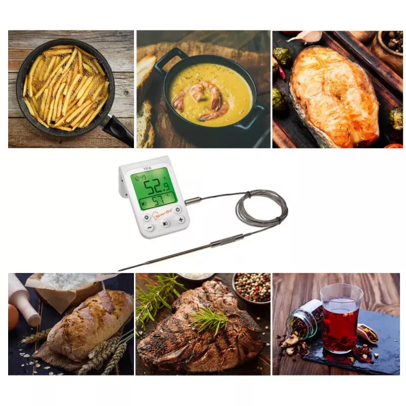 Termómetro alimentar TFA-Dostmann KÜCHEN-CHEF -20 a 300 °C digital