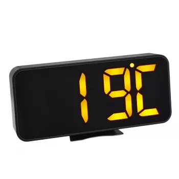Despertador digital TFA-Dostmann 60.2027.01 preto LED pilha