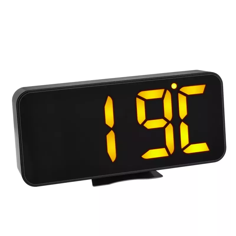 Despertador digital TFA-Dostmann 60.2027.01 preto LED pilha