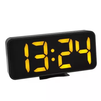Despertador digital TFA-Dostmann 60.2027.01 preto LED pilha