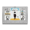 TFA-Dostmann Meteo Jack prateado termómetro higrómetro barómetro interior/exterior