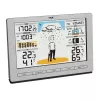 TFA-Dostmann Meteo Jack prateado termómetro higrómetro barómetro interior/exterior