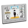 TFA-Dostmann Meteo Jack prateado termómetro higrómetro barómetro interior/exterior