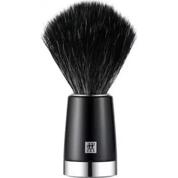 Pincel de barbear ZWILLING 47203-000-0, pincel de mão clássico em preto