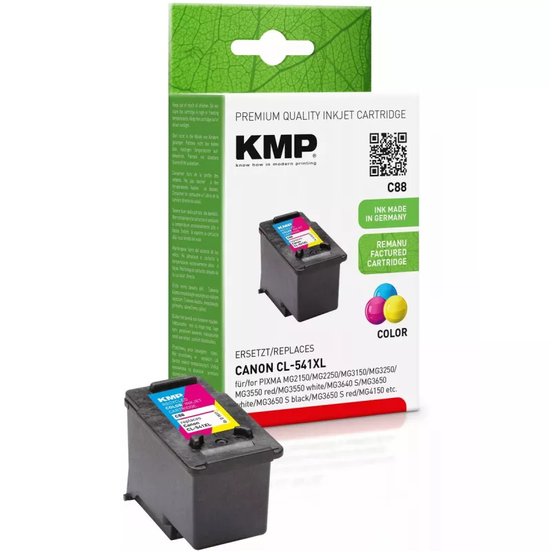 Cartucho KMP Canon CL-541XL cor