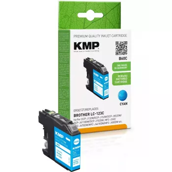 KMP Brother LC-123C ciano recondicionado