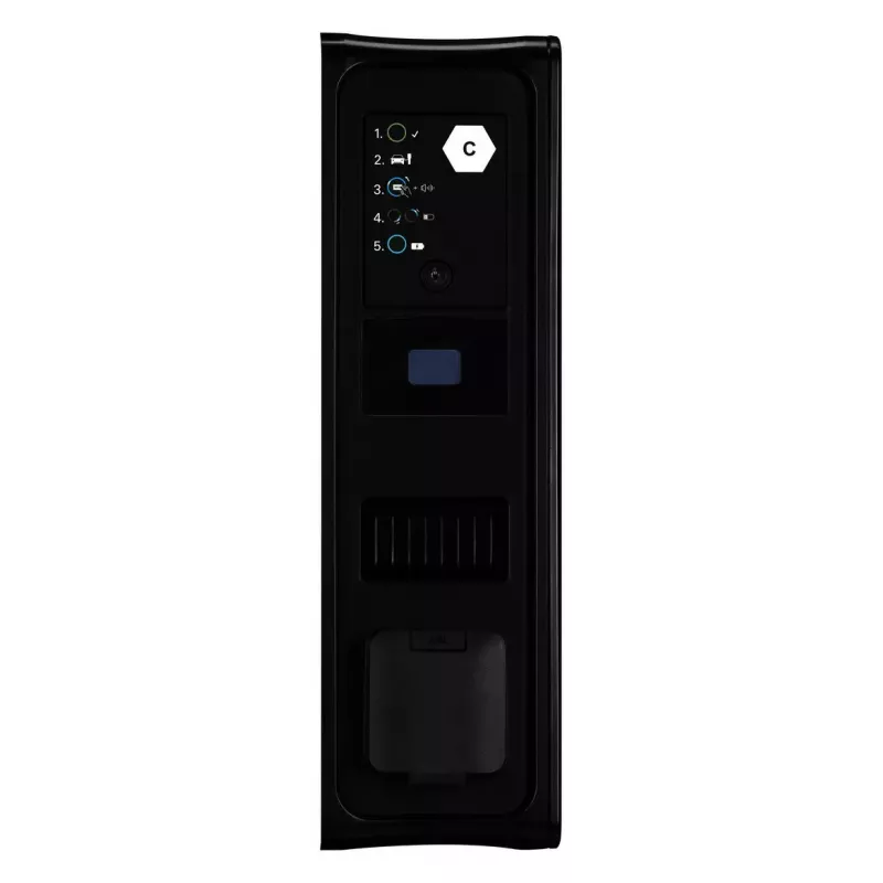 ABL eM4 Twin preto ABL eM4 Twin ficha Type 2 potência de saída 22 kW exterior