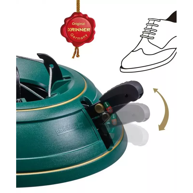 Suporte para árvore de Natal Krinner Classic verde 94001