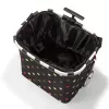 Saco tote Reisenthel Carrycruiser — 40 L, estrutura em alumínio, poliéster, 420×320 mm, preto multicolor