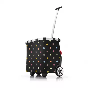 Saco tote Reisenthel Carrycruiser — 40 L, estrutura em alumínio, poliéster, 420×320 mm, preto multicolor