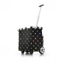 Saco tote Reisenthel Carrycruiser — 40 L, estrutura em alumínio, poliéster, 420×320 mm, preto multicolor