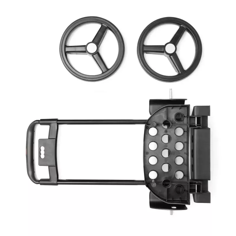 Reisenthel Citycruiser preto carrinho de compras 20 kg de carga 2 rodas