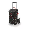Reisenthel Citycruiser preto carrinho de compras 20 kg de carga 2 rodas