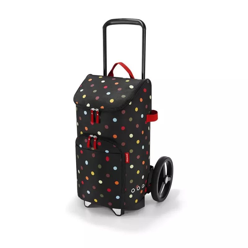 Reisenthel Citycruiser preto carrinho de compras 20 kg de carga 2 rodas