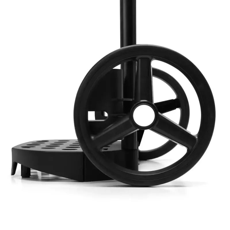 Reisenthel Citycruiser preto carrinho de compras 20 kg de carga 2 rodas