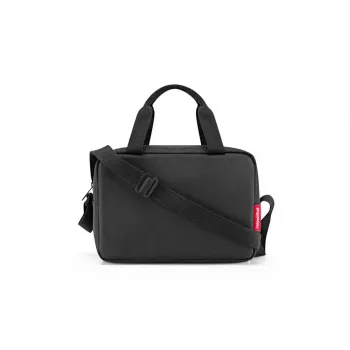 Mala de ombro Reisenthel coolerbag to-go poliéster reciclado preto 3L