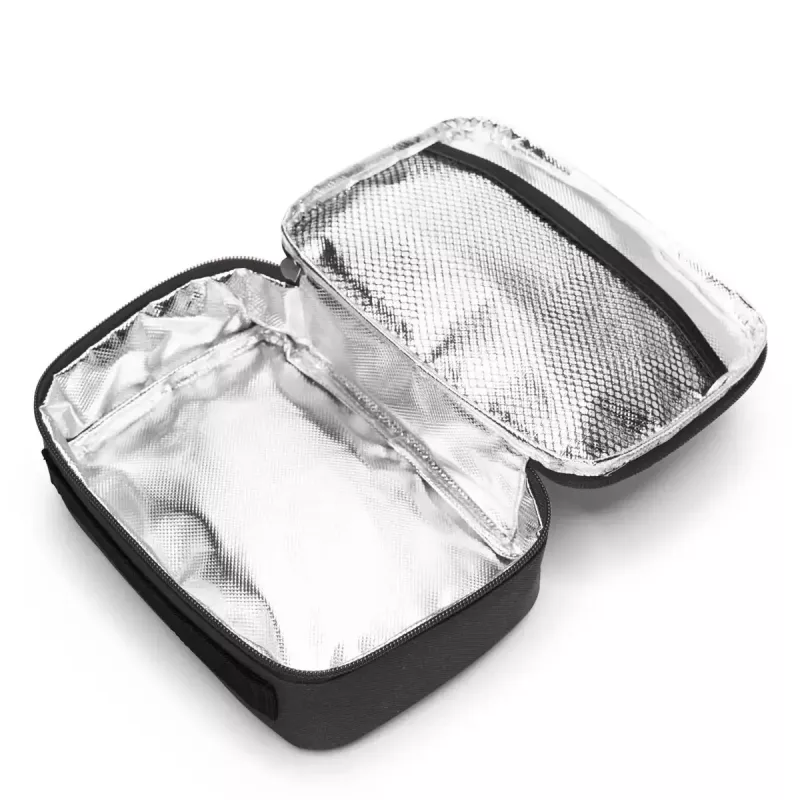 Recipiente térmico Reisenthel Thermocase Dots 1,5 L preto alumínio poliéster