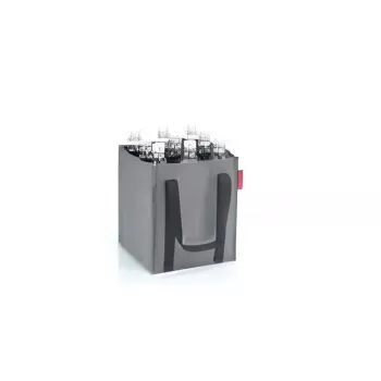 Saco para garrafa Reisenthel Bottlebag cinzento poliéster 240x240x280mm