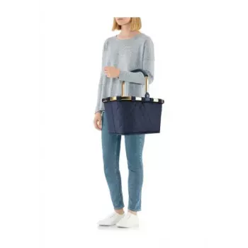 Cesto de compras Reisenthel carrybag dourado 22L plástico reciclado