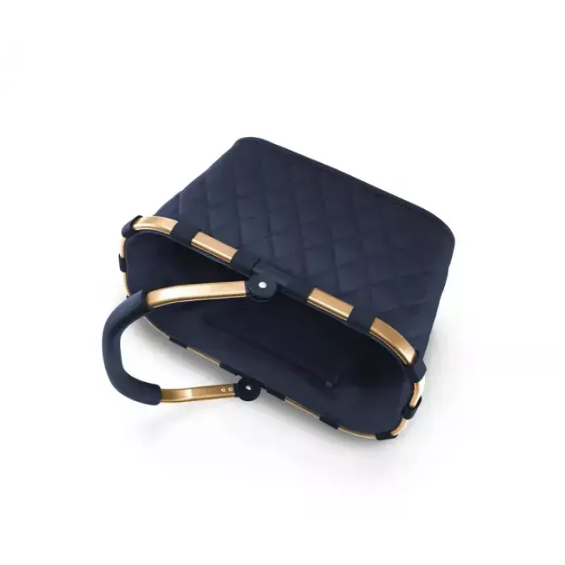 Cesto de compras Reisenthel carrybag dourado 22L plástico reciclado