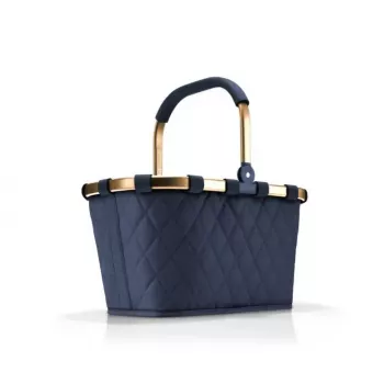 Cesto de compras Reisenthel carrybag dourado 22L plástico reciclado