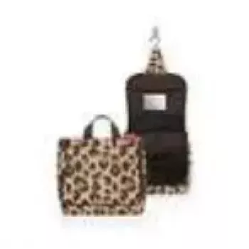 Necessaire Reisenthel WH6048, poliéster, 3 L, 230×100 mm, preto/castanho